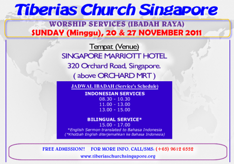 FLYER TCS 20 and 27 NOVEMBER 2011 (MARRIOTT HOTEL)