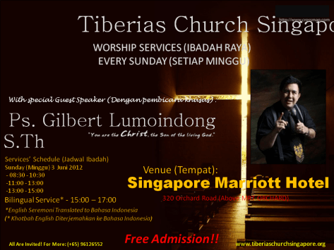 Ps. Gilbert L. Sunday Service 3 June 2012