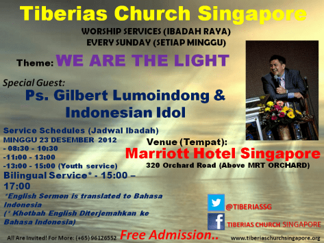 Ps. Gilbert Lumoindong 23 Desember 2012