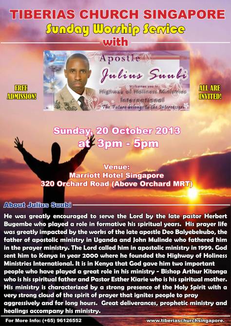 Apostle Julius Suubi (20-10-2013) 4th