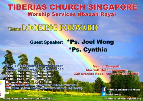 Sunday Service 13 Oct 2013