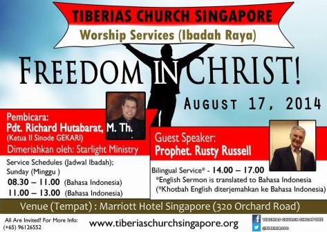 17 August 2014 Sunday Service