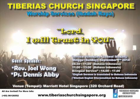 Sunday Service 7 Aug 2014