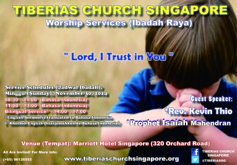 Sunday Service 30 Nov 2014