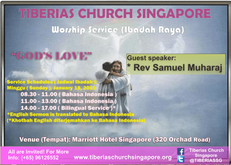 18 January 2015 - Sunday Service