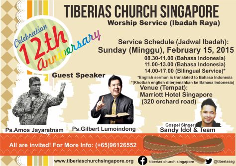 Sunday Service 15 February 2015