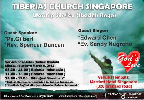 Sunday Service 8 March 2015