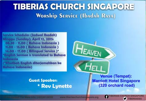 Sunday Service 12 April 2015
