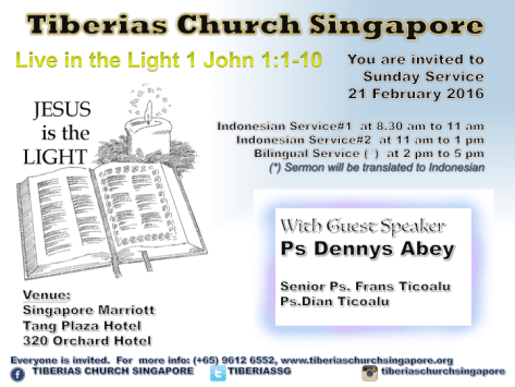 Sunday Service 21 February 2016