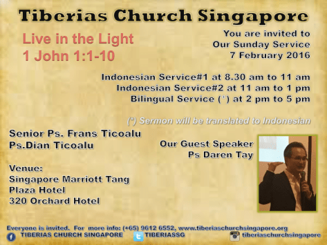 Sunday Service 7 February 2016