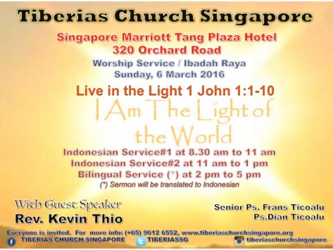 Sunday Service 6 March 2016