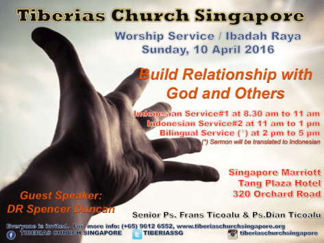 Sunday Service 10 April 2016