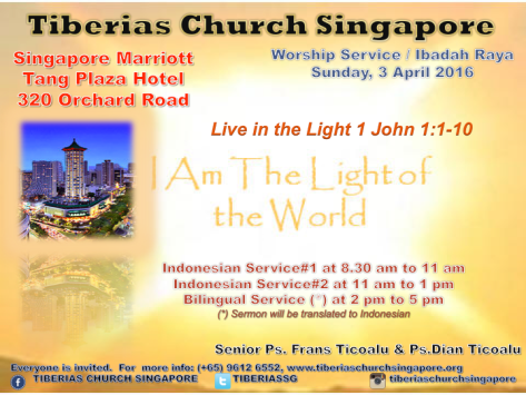 Sunday Service 3 April 2016