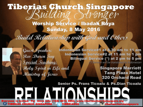 Sunday Service 8 May 2016